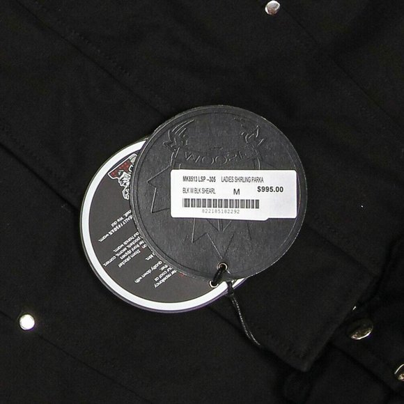 Moose Knuckles Shearling Stirling Black Parka - Picture 6 of 6